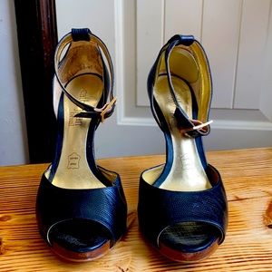 Leather Cathy Jean Brazil High Heel shoes